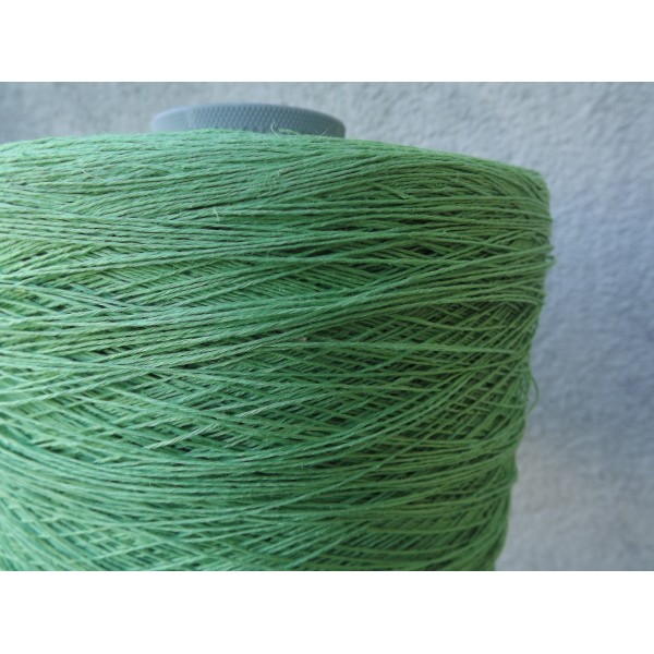 100% LINAS-B011-žalia žolė tamsesnė-1.050 kg